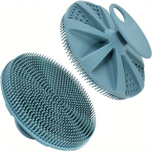 Vanilla Soft Silicone Body Scrubber Shampoo Brush