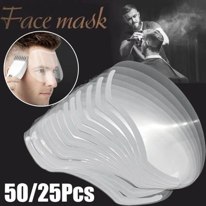 Vanilla 25/50Pcs Disposable Face Shields M Shaped Makeup