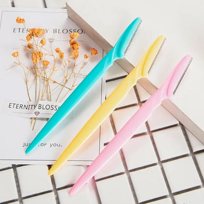 Vanilla 3/10Pcs Eyebrow Razor Eyebrow Trimmer Women