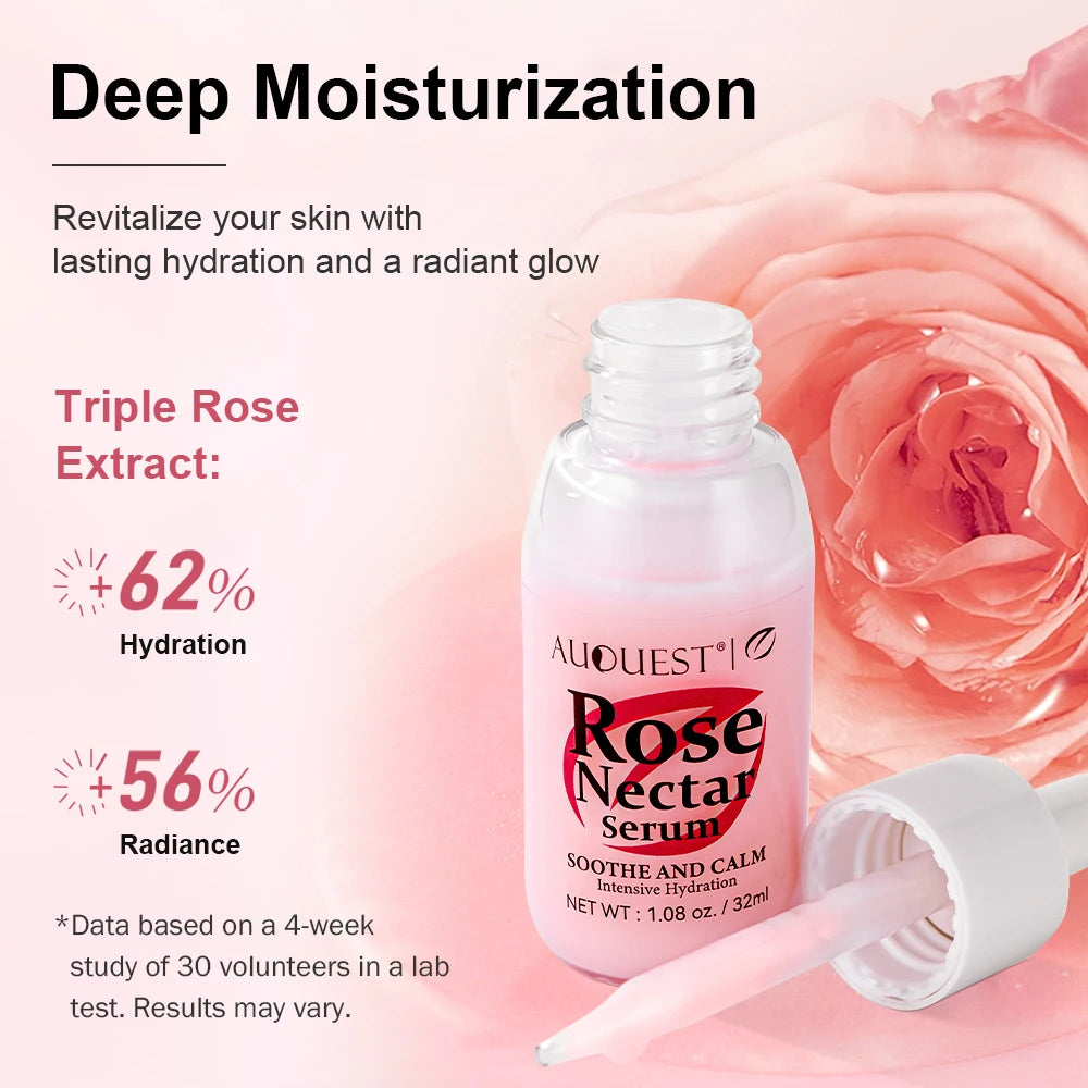 Vanila Rose Whitening Serum Moisturizing Smoothing Brightning Hyaluronic Acid Facial Serum Skin Care