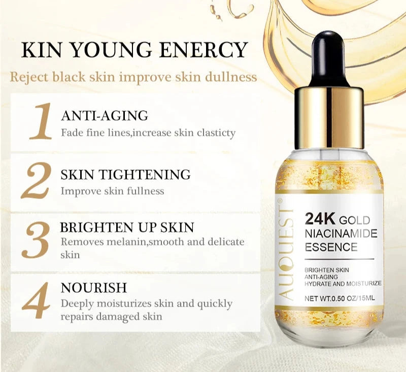 Vanila 24k Gold Face Serum Hyaluronic Acid