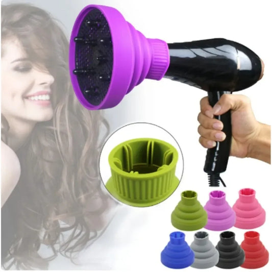 Vanilla Universal Silicone Hairdryer Diffuser Cover Hair