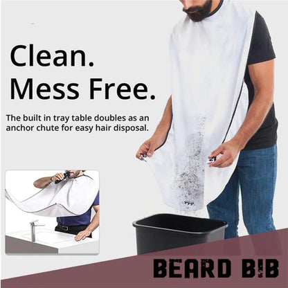 Vanilla Waterproof Shaving Apron Beard Collector Hair