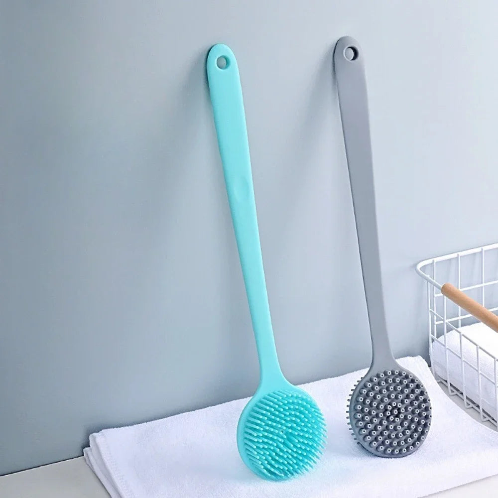 Soft Body Scrubber Shower Exfoliating Scrubs Long Handle