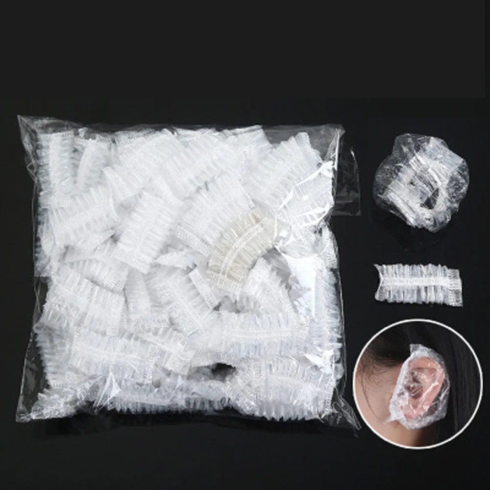 Vanilla 100pcs Disposable Ear Cover Ear Protector for Hair